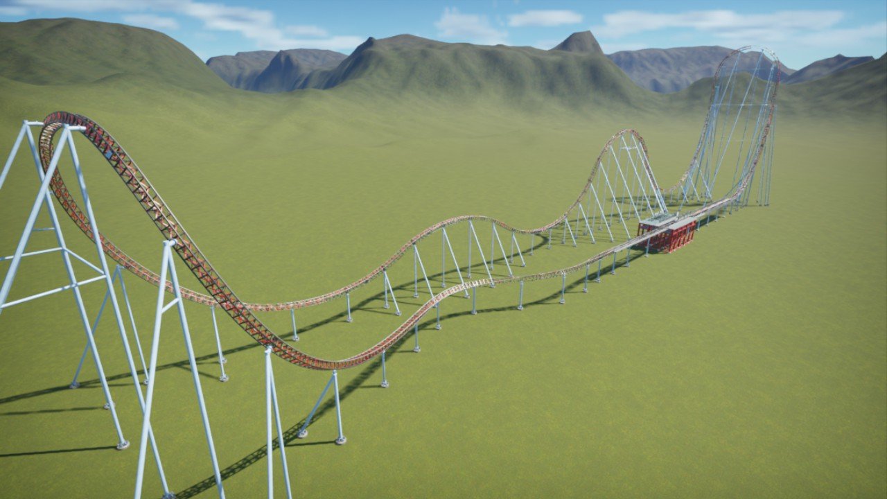 Intamin hydralic launch coaster Planet Coaster Console Edition