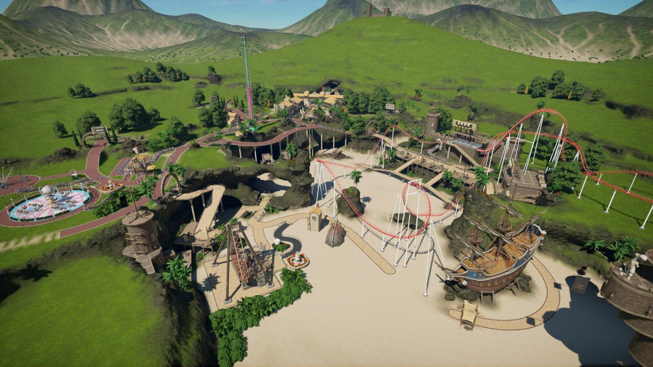 First park sort of Planet Coaster Console Edition mod