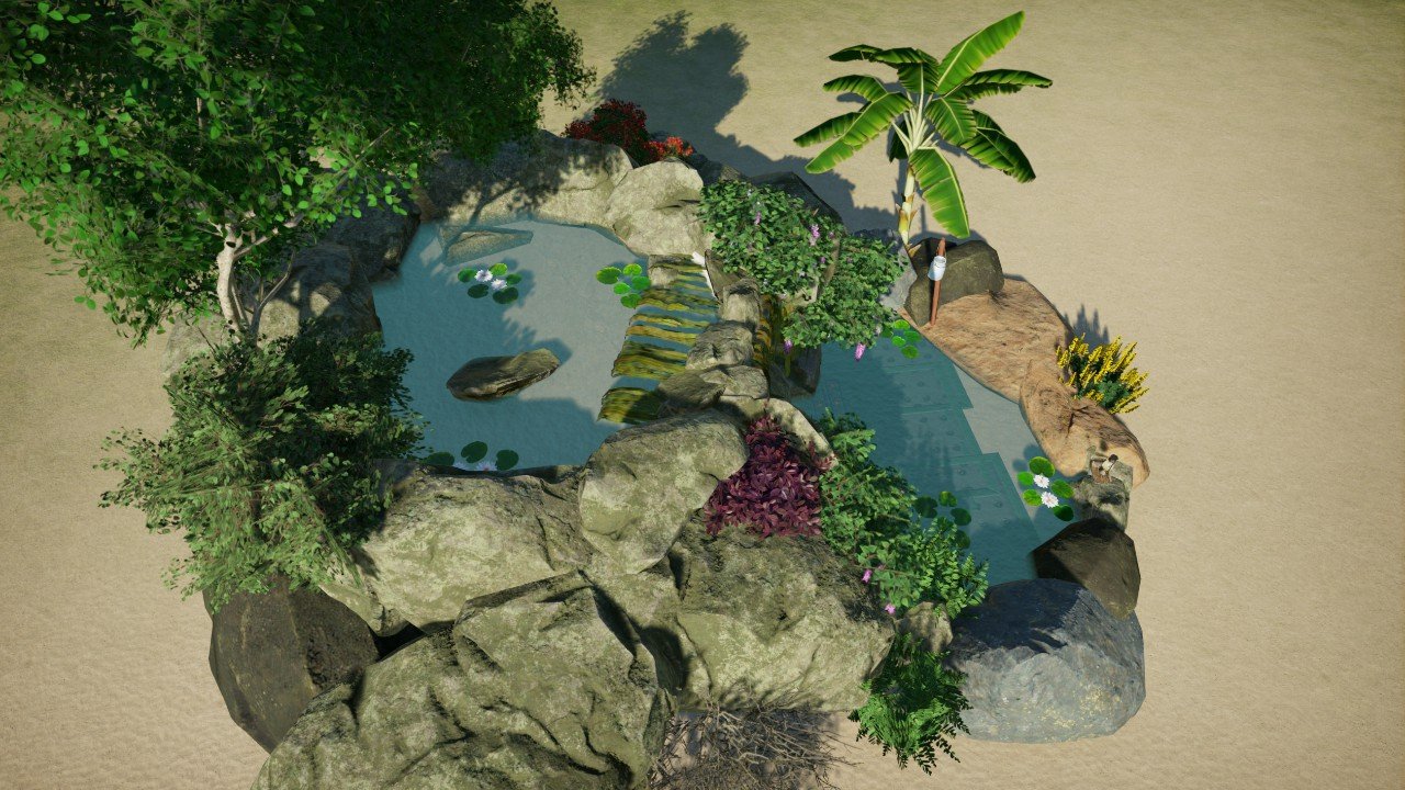 Waterfall Planet Coaster Console Edition mod Frontier Workshop