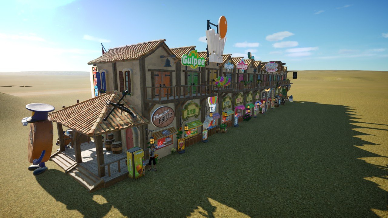 Pirate shops Planet Coaster Console Edition mod Frontier Workshop