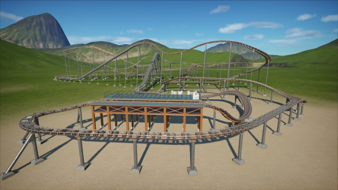 Big Thunder Mountain Planet Coaster Console Edition mod