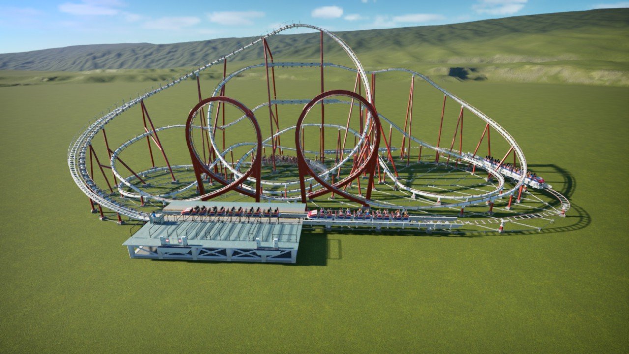 Shwartzkopf Looping Coaster Planet Coaster Console Edition mod