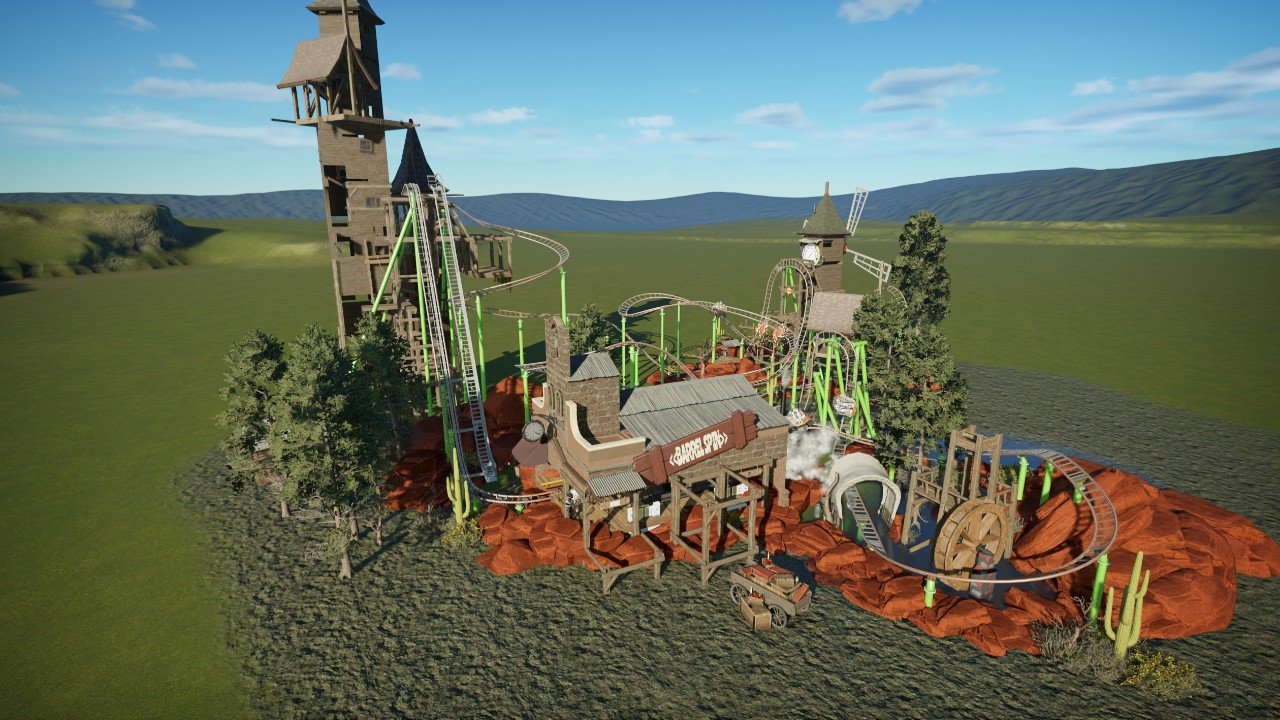 Golem Rampage Oak Island Inversion Challenge Planet Coaster