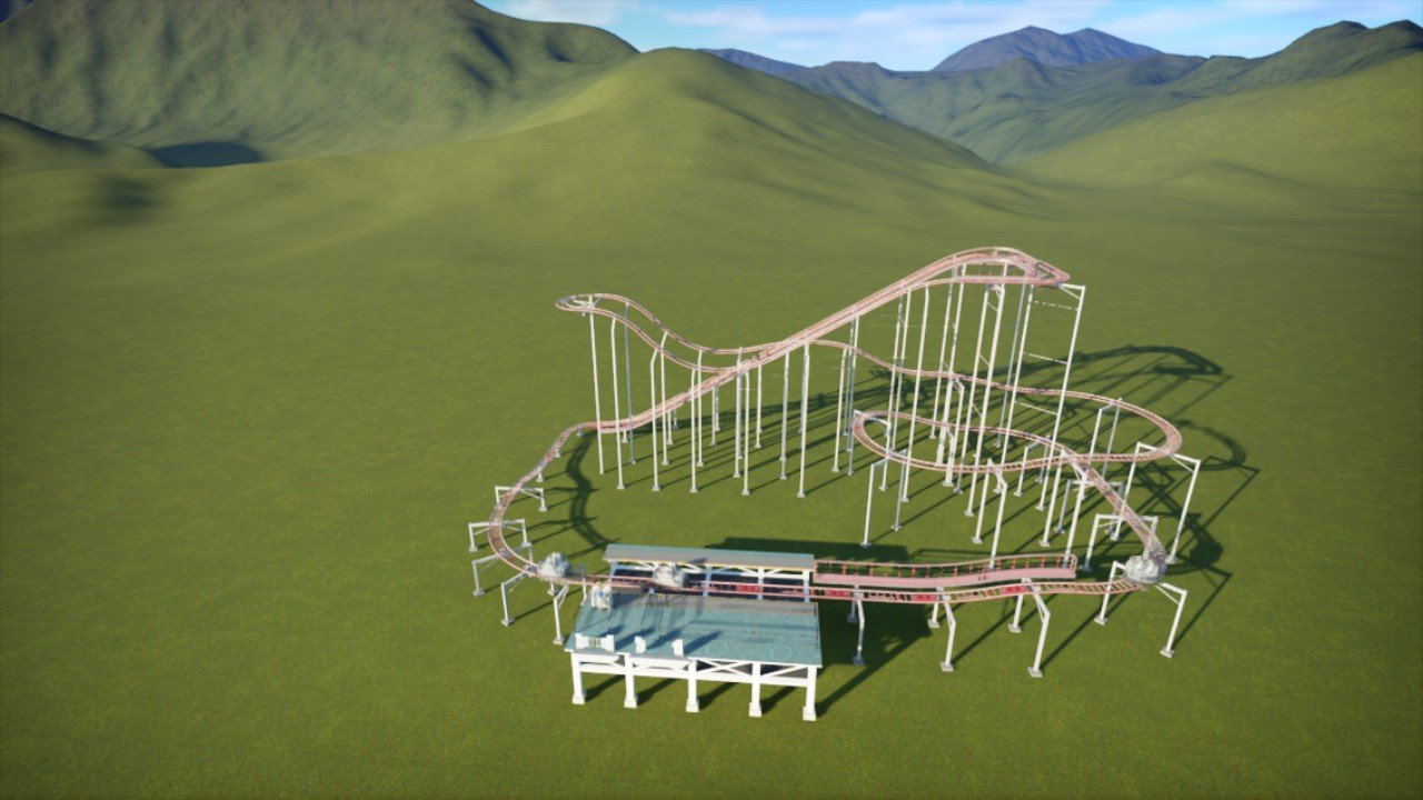 Lego Based Roller Coaster Planet Coaster Console Edition mod