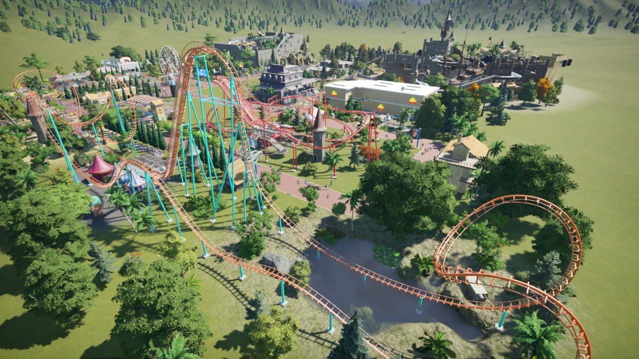 My great park 7 darkrides 3 coasters 9 rides. Planet Coaster