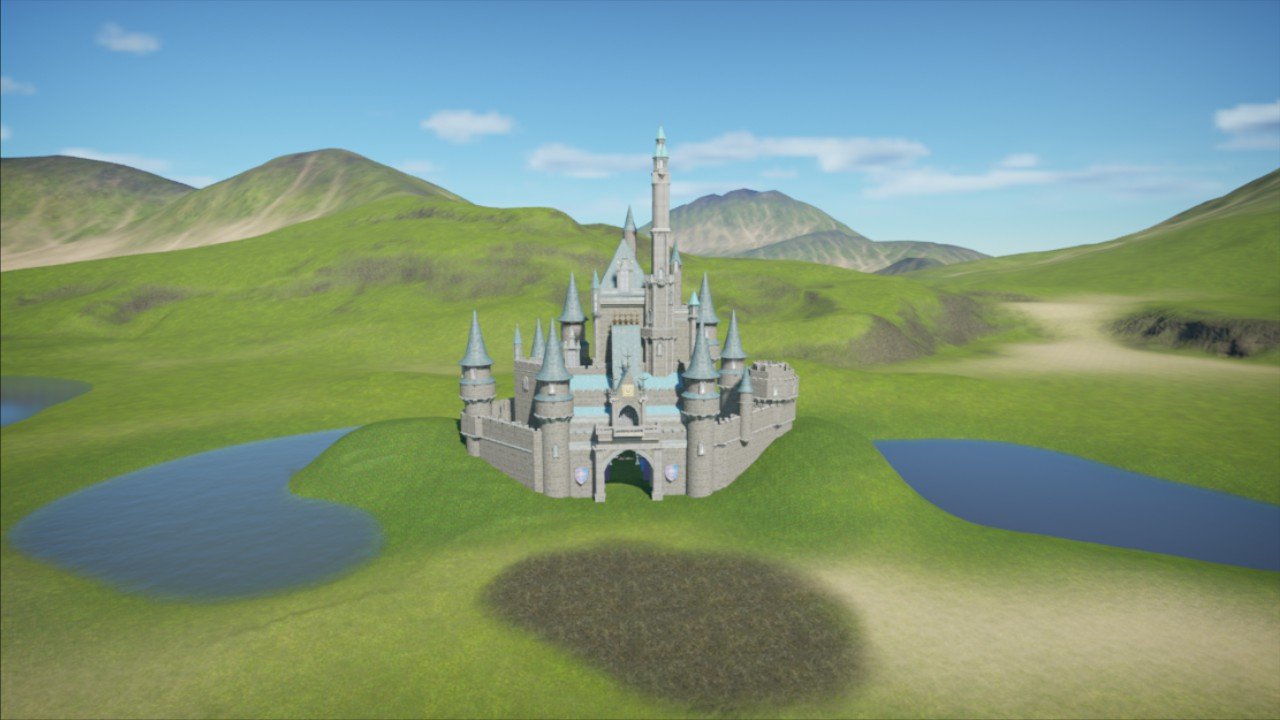 Disney Castle Planet Coaster Console Edition mod Frontier