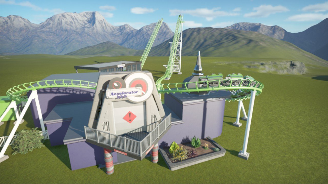 Accelerator Planet Coaster Console Edition mod Frontier Workshop