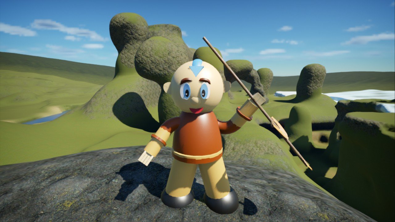 Avatar Aang from the Last Airbender Planet Coaster Console