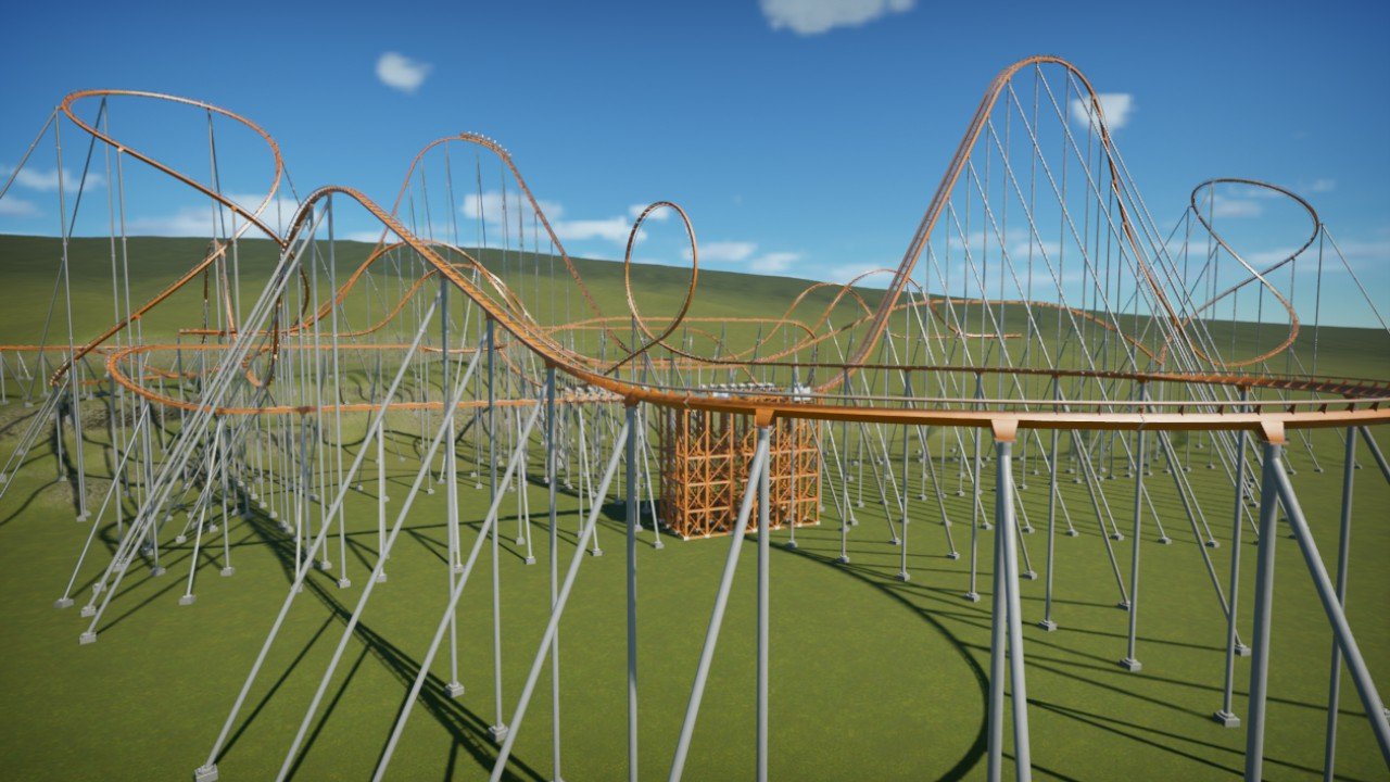 Custom F25 Coaster Planet Coaster Console Edition mod