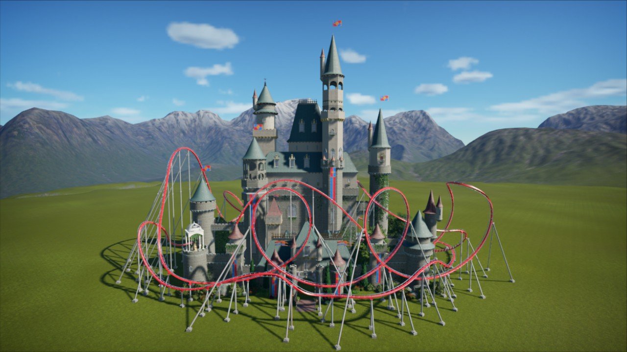 Castle Roller Coaster Planet Coaster Console Edition mod