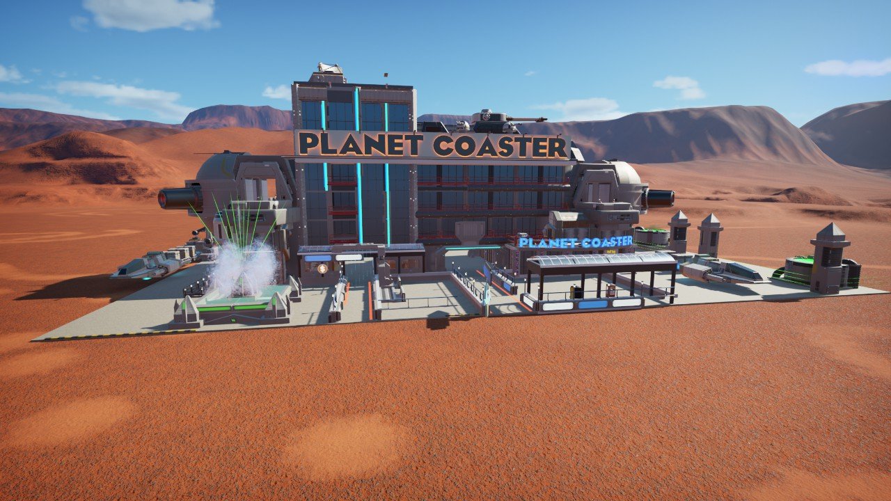 Planet Coaster Sci Fi Hotel Planet Coaster Console Edition mod