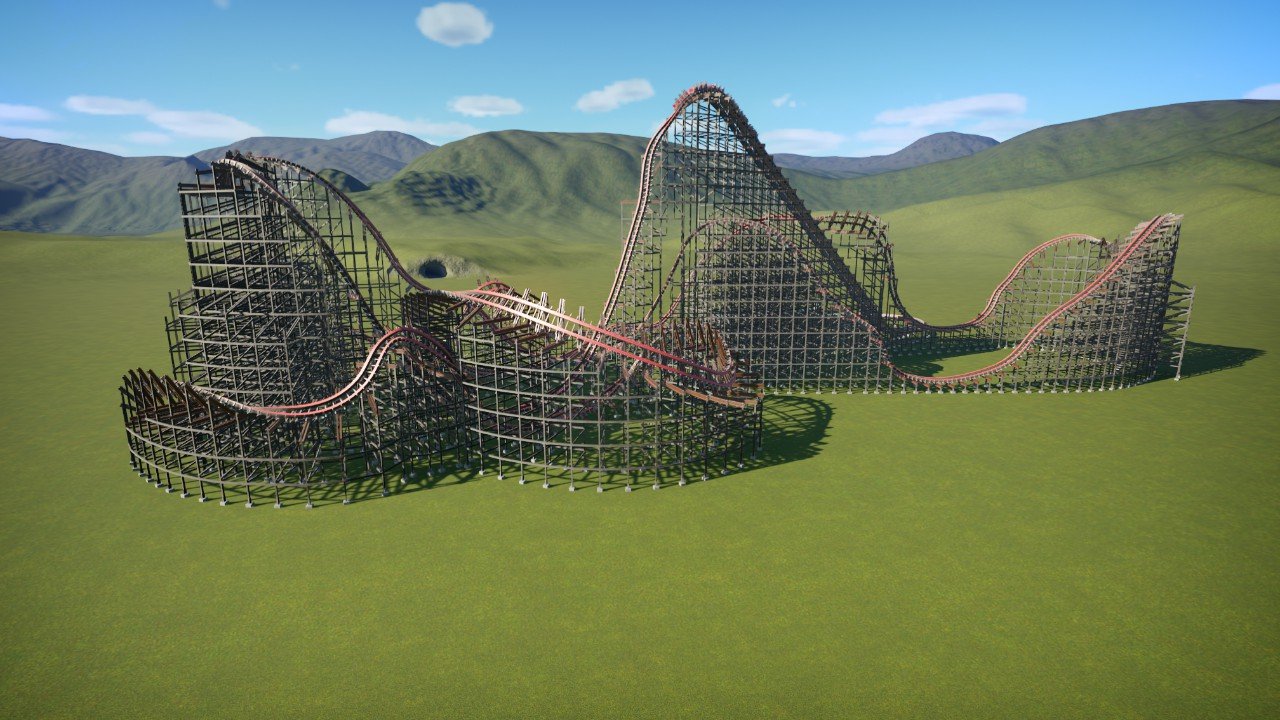 Silver Star Back from the brink coaster Planet Coaster Console