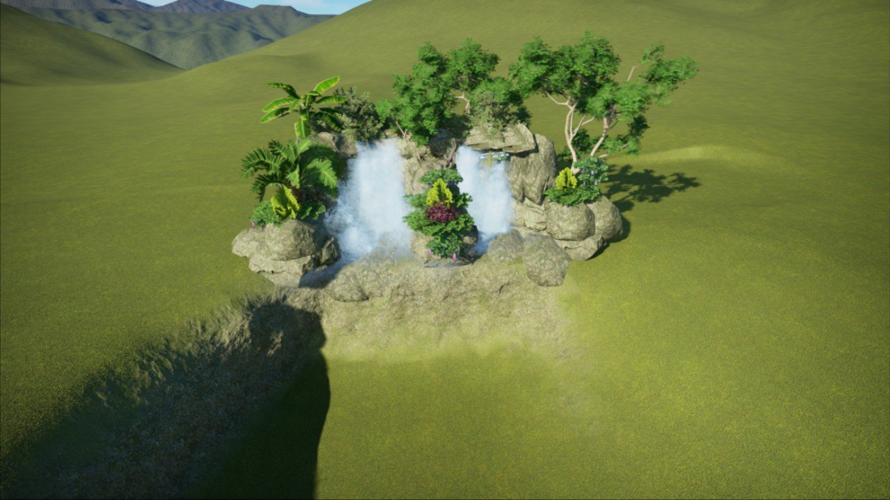 Waterfall Planet Coaster Console Edition mod Frontier Workshop