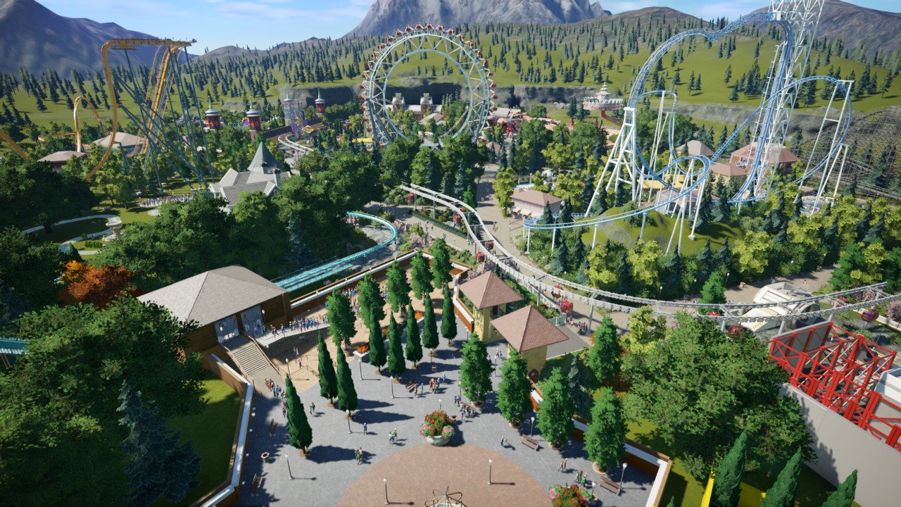 Redwood Amusement Park Planet Coaster Console Edition mod