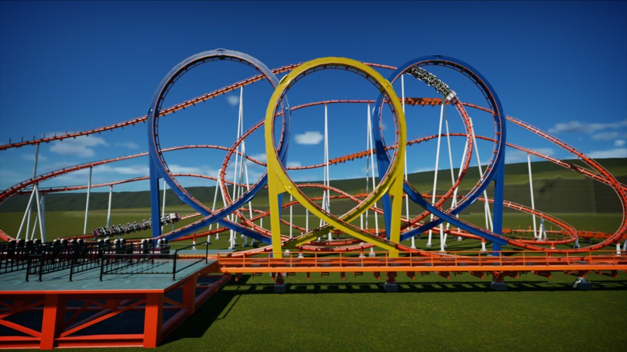 Dreier Looping Recreation Planet Coaster Console Edition mod