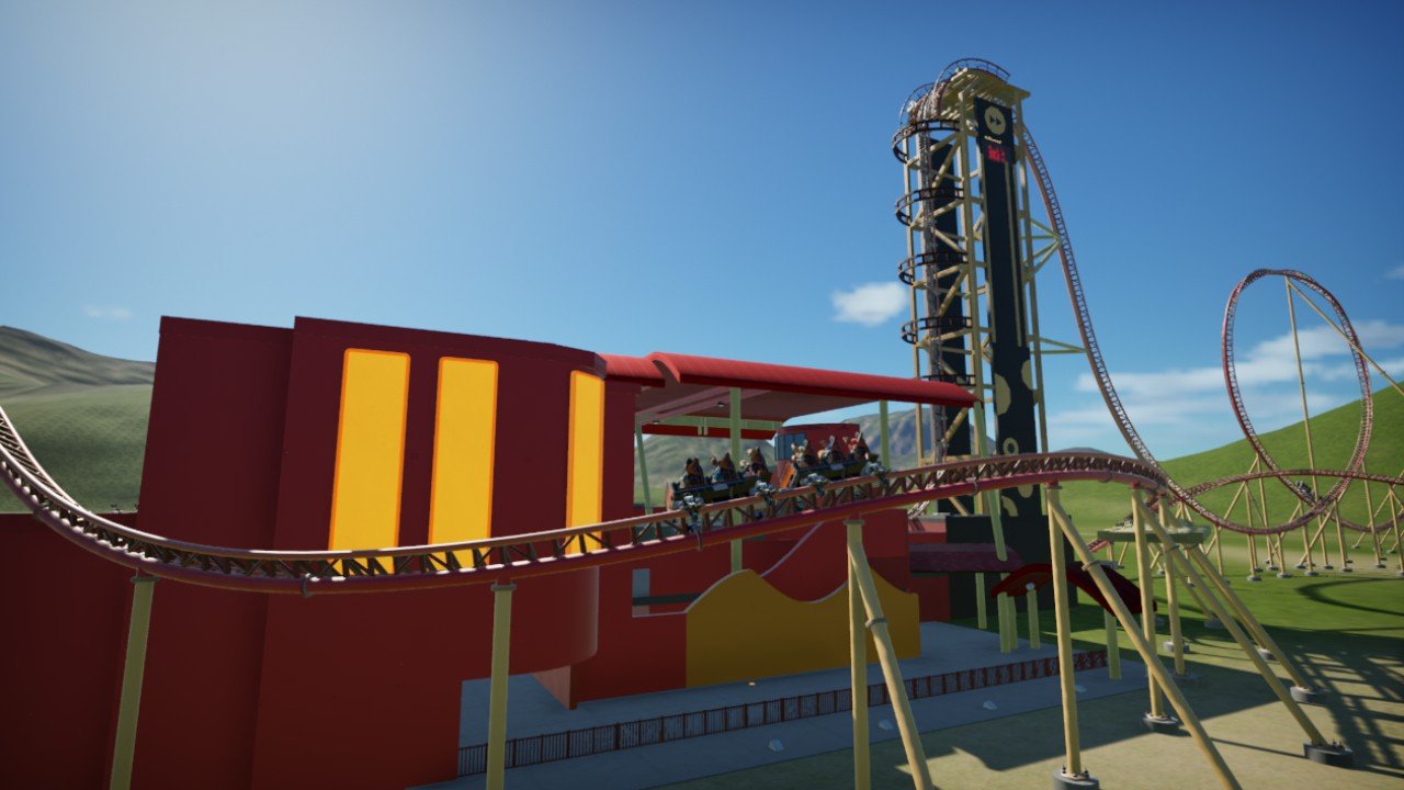 Hollywood Rip Ride Rockit Universal studios Planet Coaster