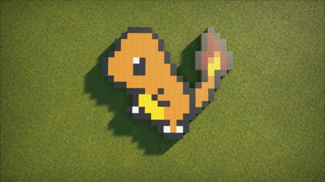 charmander pixel - Pokemon Pixel Pixel