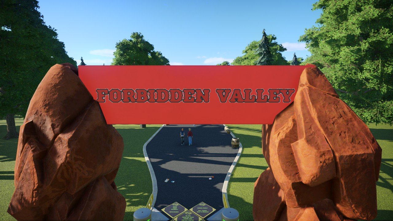 Alton Towers Forbidden Valley Planet Coaster Console Edition