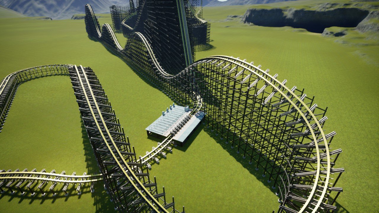 Rickety Roller Planet Coaster Console Edition mod Frontier