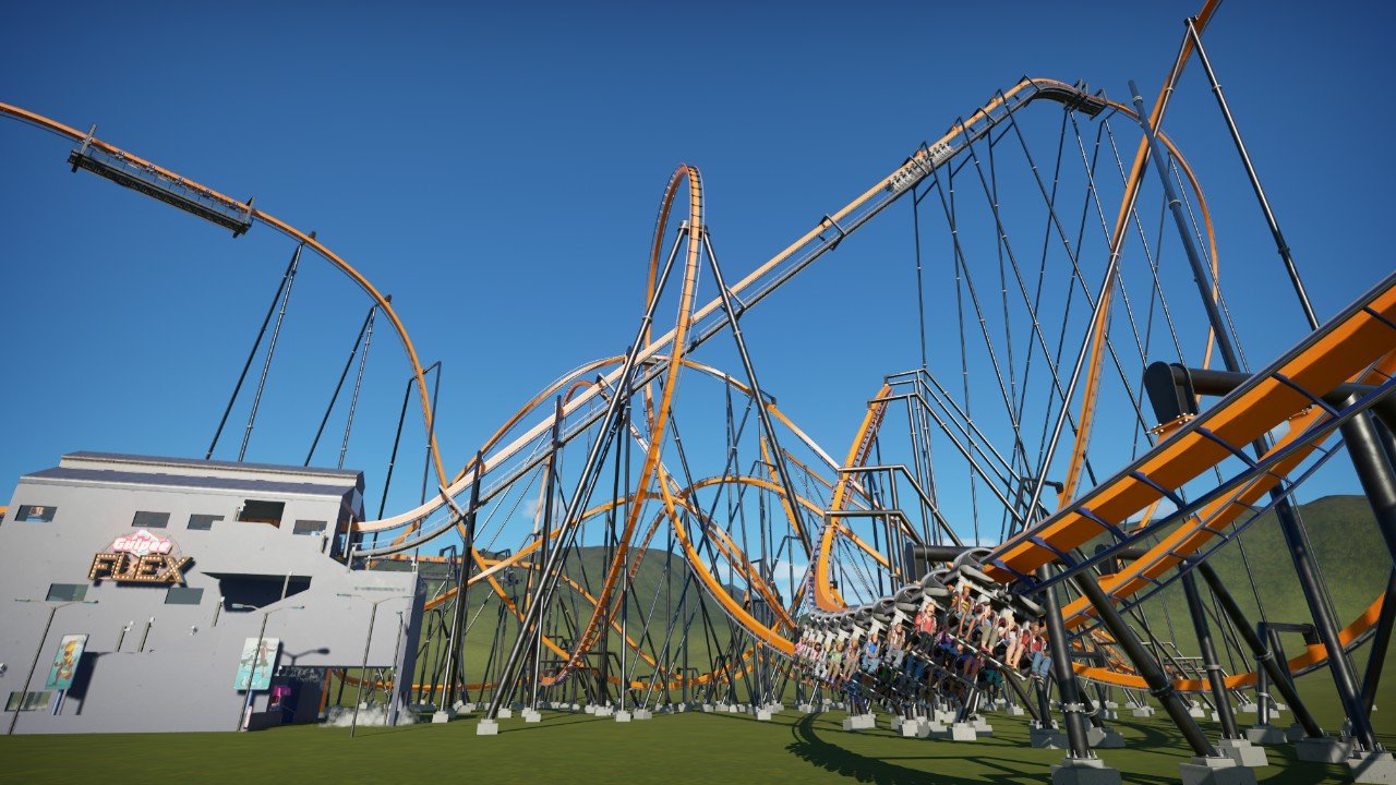 Silver Star Back from the brink coaster Planet Coaster Console