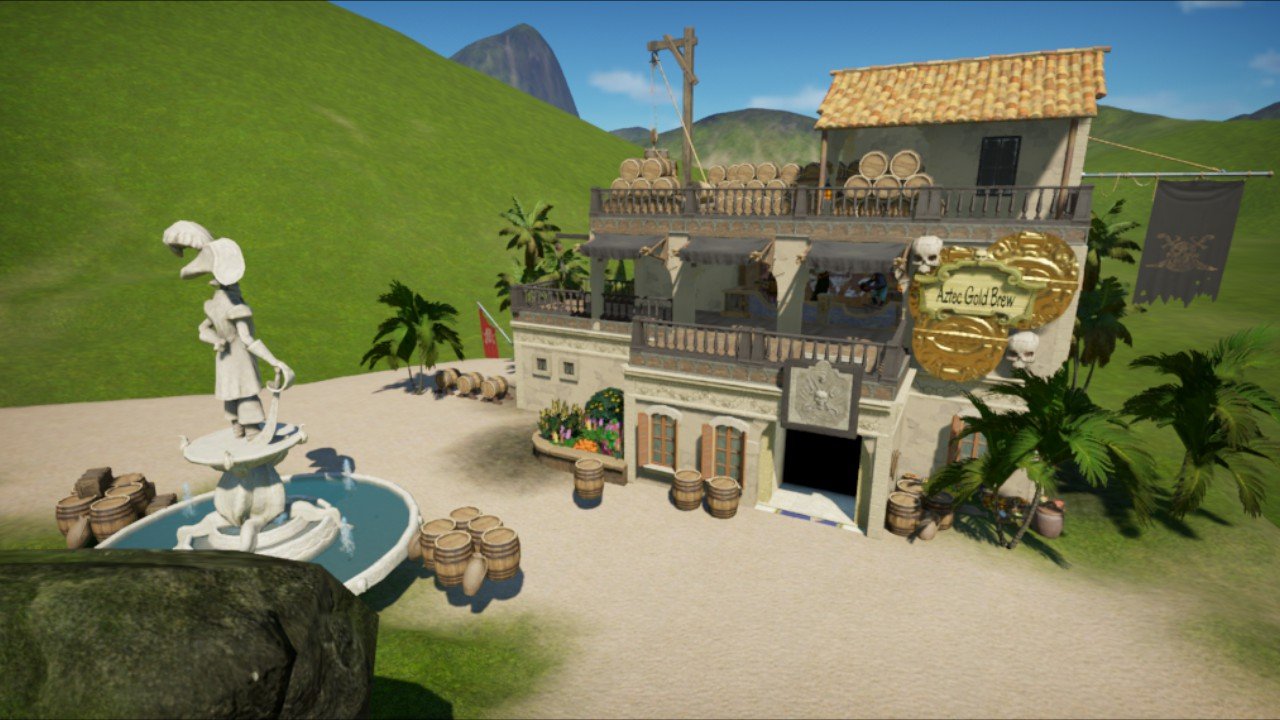 Pirate Restaurant Planet Coaster Console Edition mod Frontier