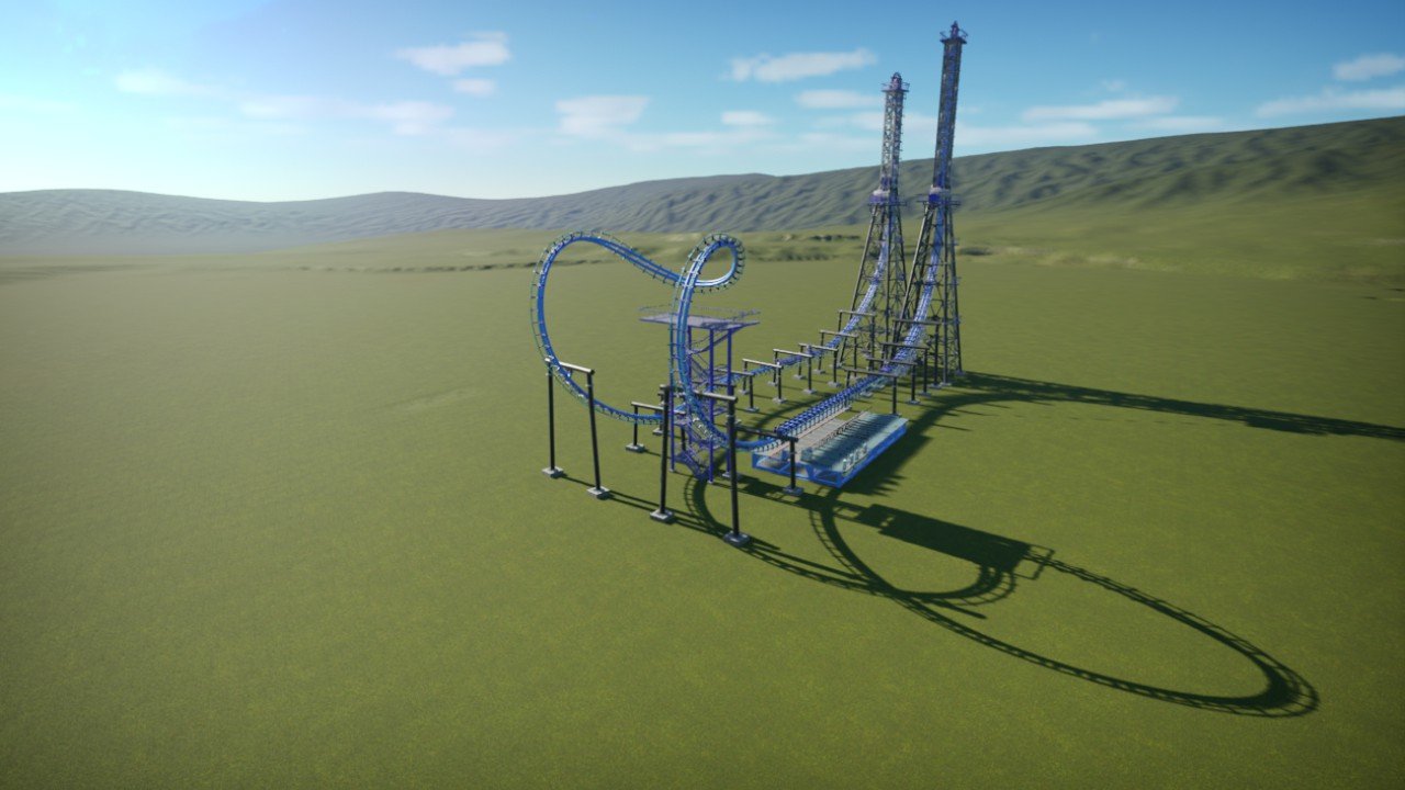 The Perfect Shuttle Coaster Planet Coaster Console Edition mod