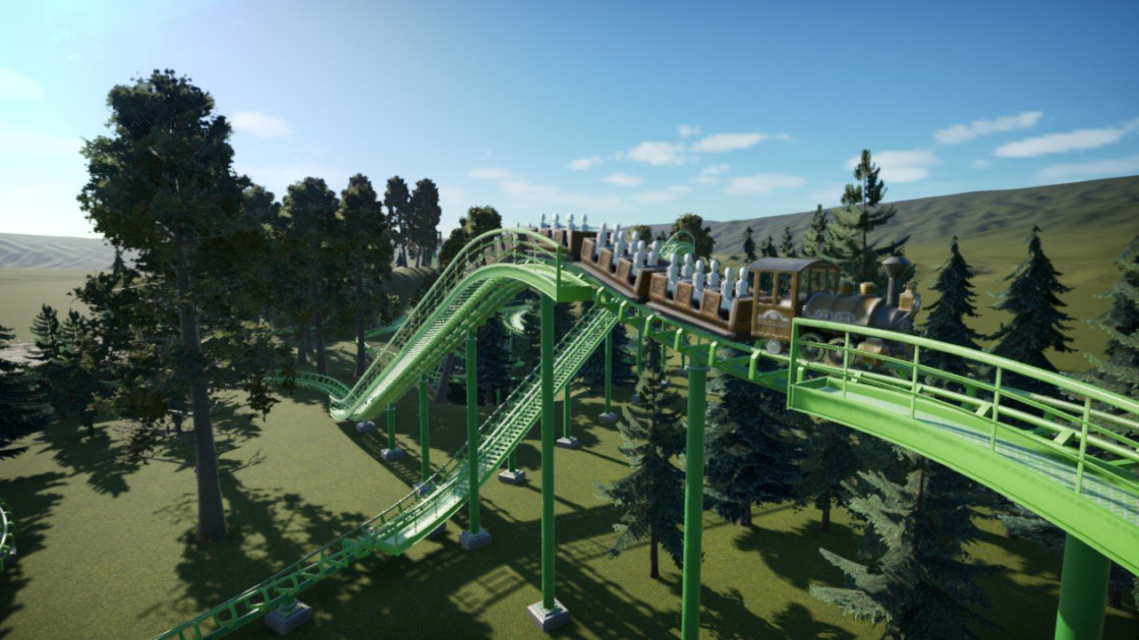 Wild Mine Train Planet Coaster Console Edition mod Frontier