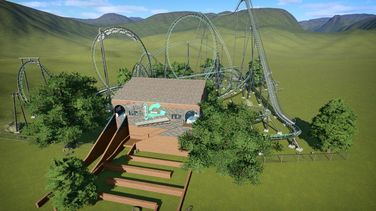 Silver Star Back from the brink coaster Planet Coaster Console