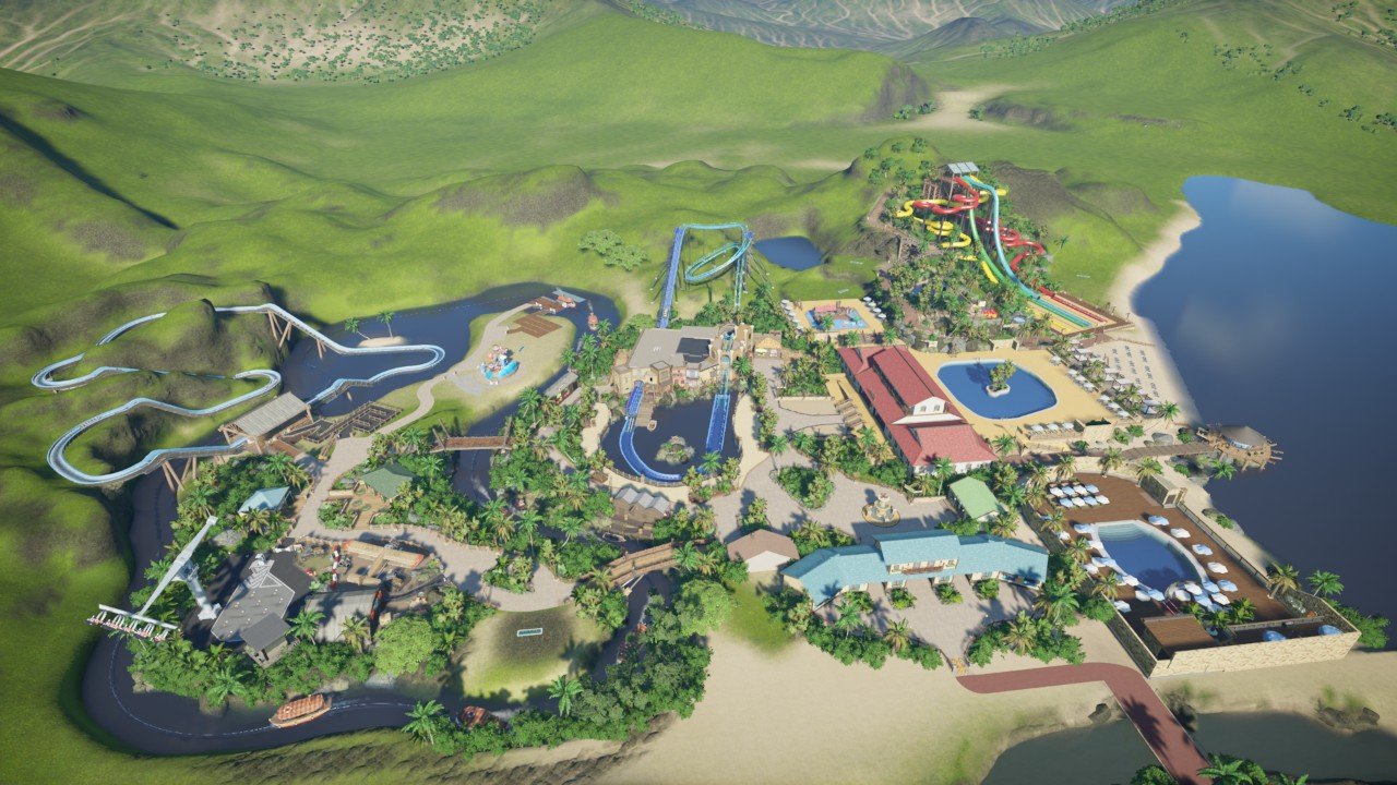 August Water Park Contest Planet Coaster Console Edition mod