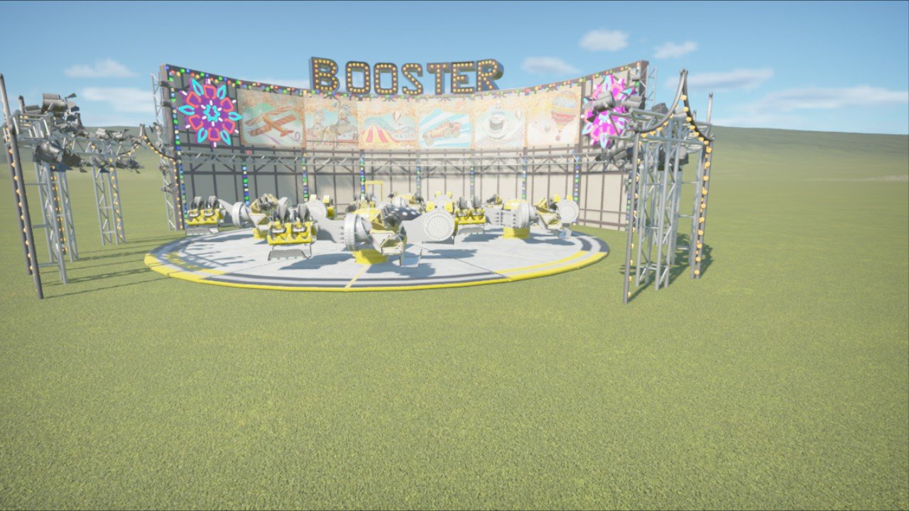 Booster Planet Coaster Console Edition mod Frontier Workshop