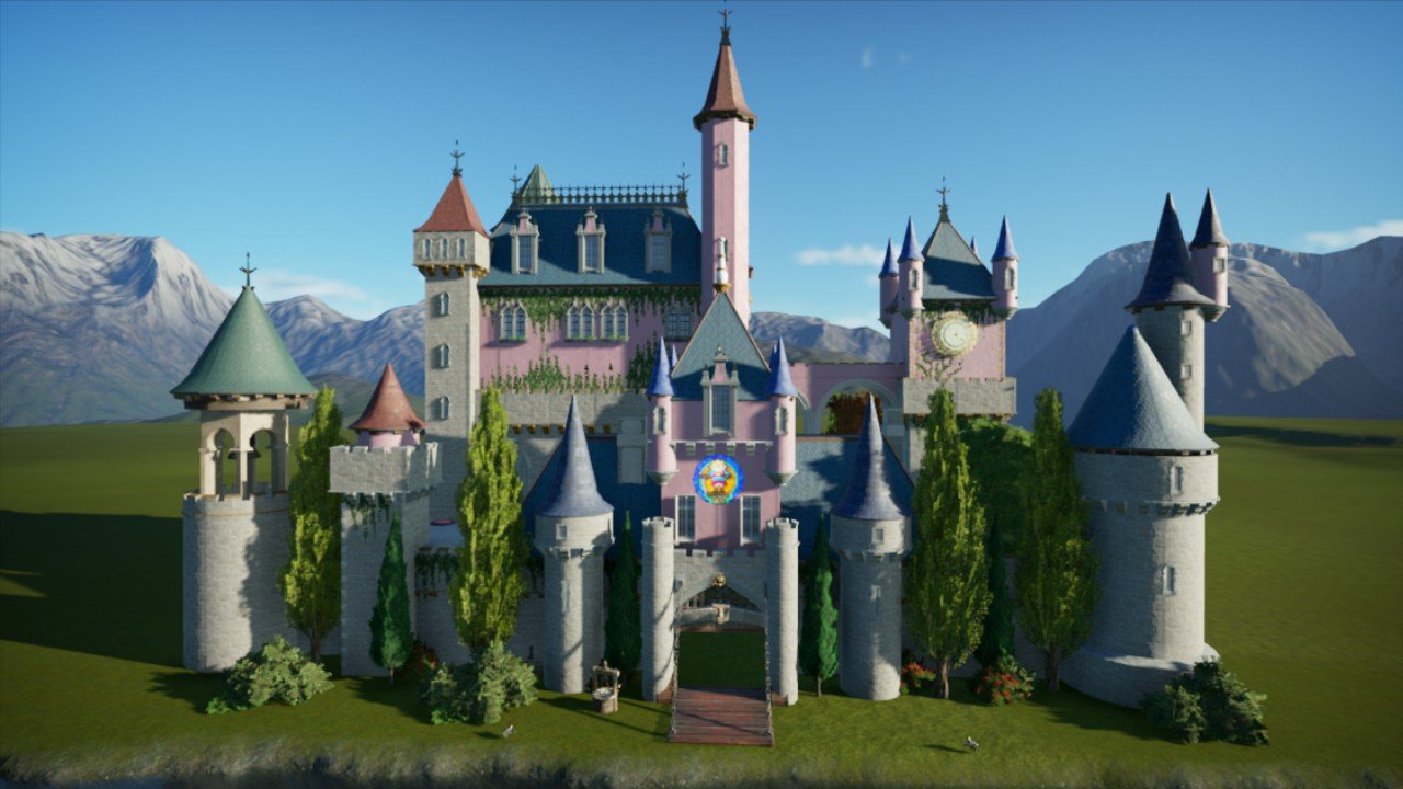 fairytale castle Planet Coaster Console Edition mod Frontier