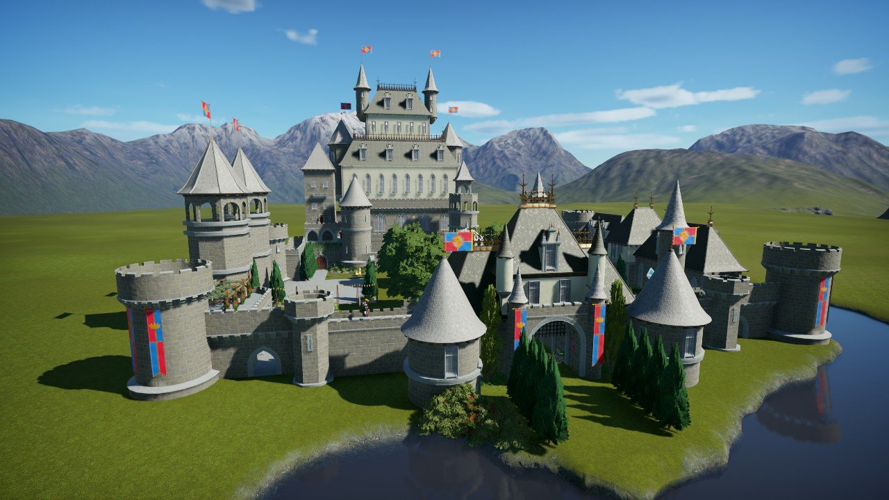 Castle Entrance Planet Coaster Console Edition mod Frontier