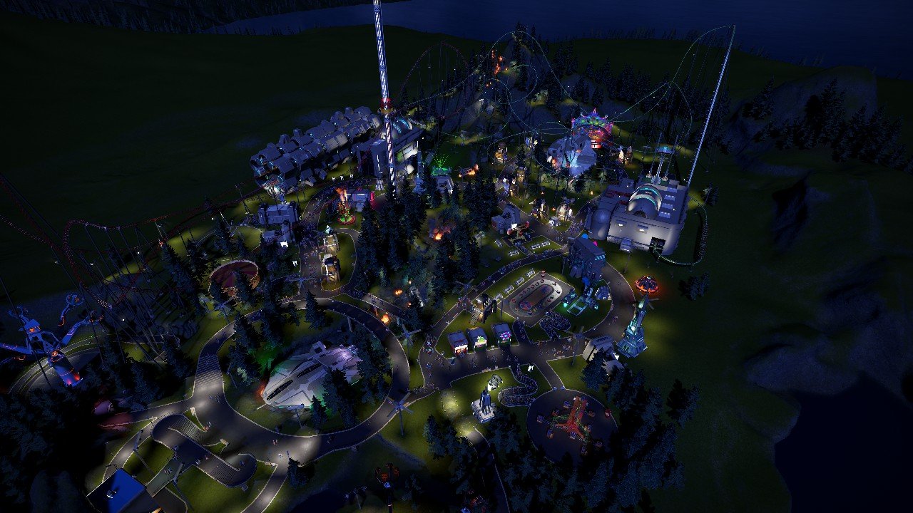 Night Encounters Park Planet Coaster Console Edition mod