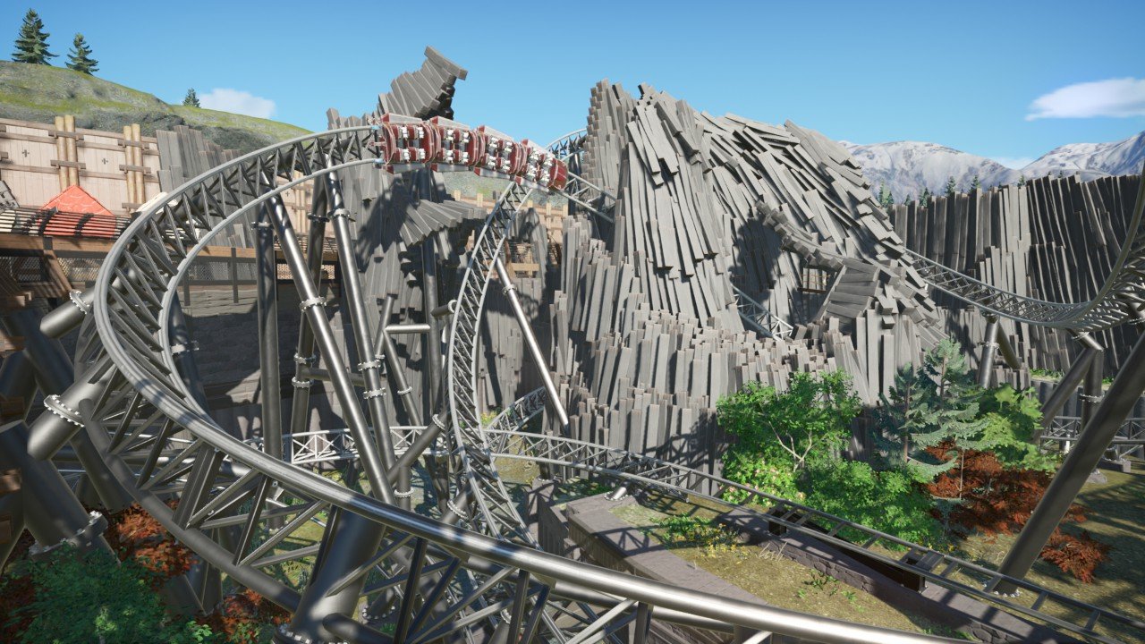 Taron recreation Planet Coaster Console Edition mod Frontier