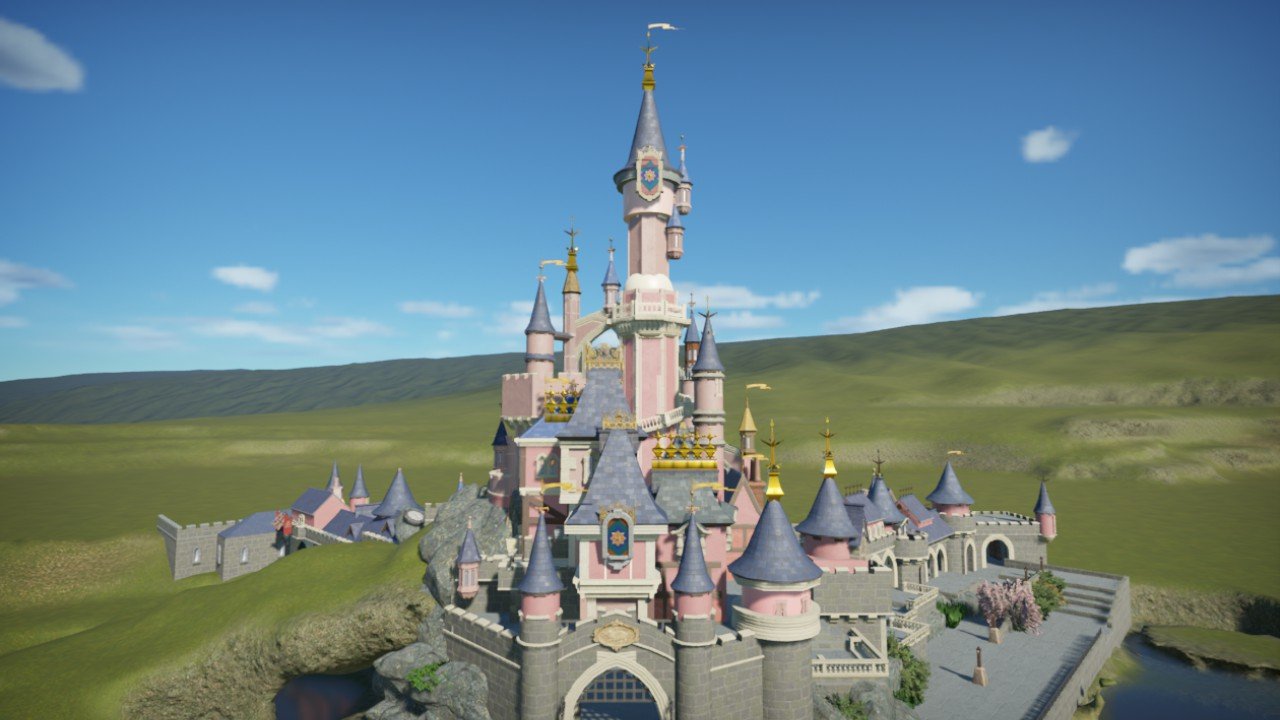 Disneyland Paris Castle Planet Coaster Console Edition mod