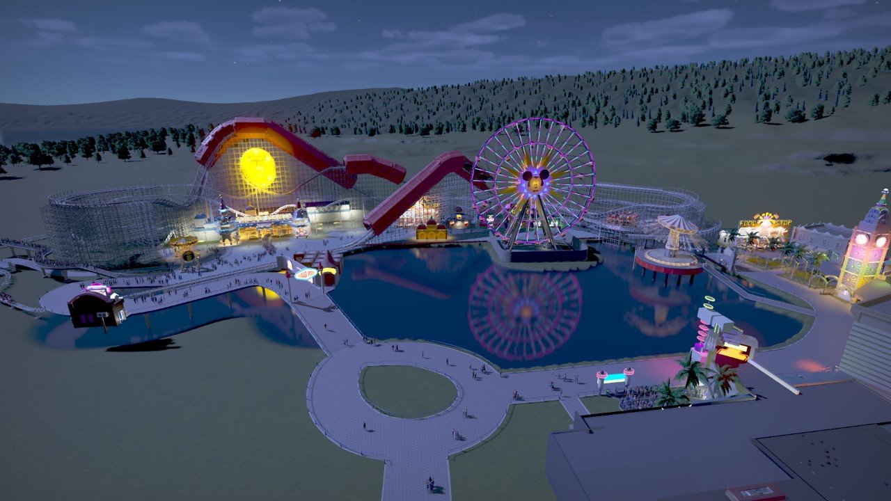 Pixar Pier Planet Coaster Console Edition mod Frontier Workshop