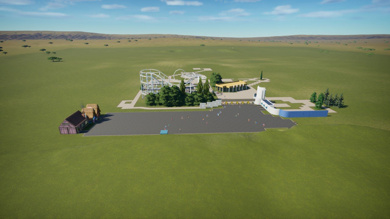 Mirapolis Under construction Planet Coaster Console Edition