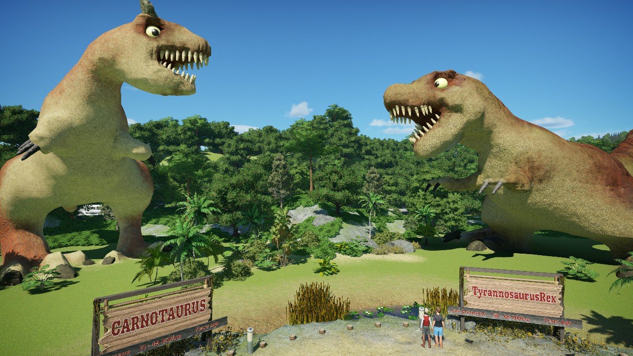 The Lost Park 2.0 Dino Themed Park Planet Coaster Console