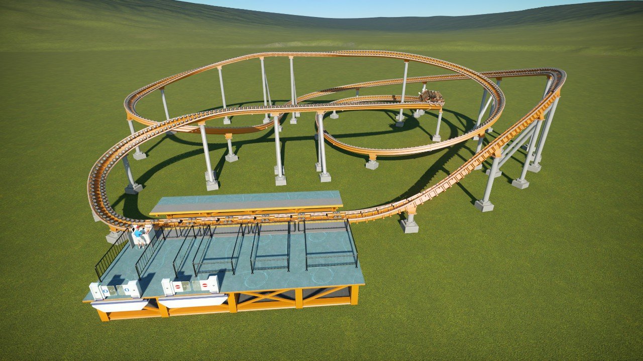 Prototype Powered Coaster Planet Coaster Console Edition mod