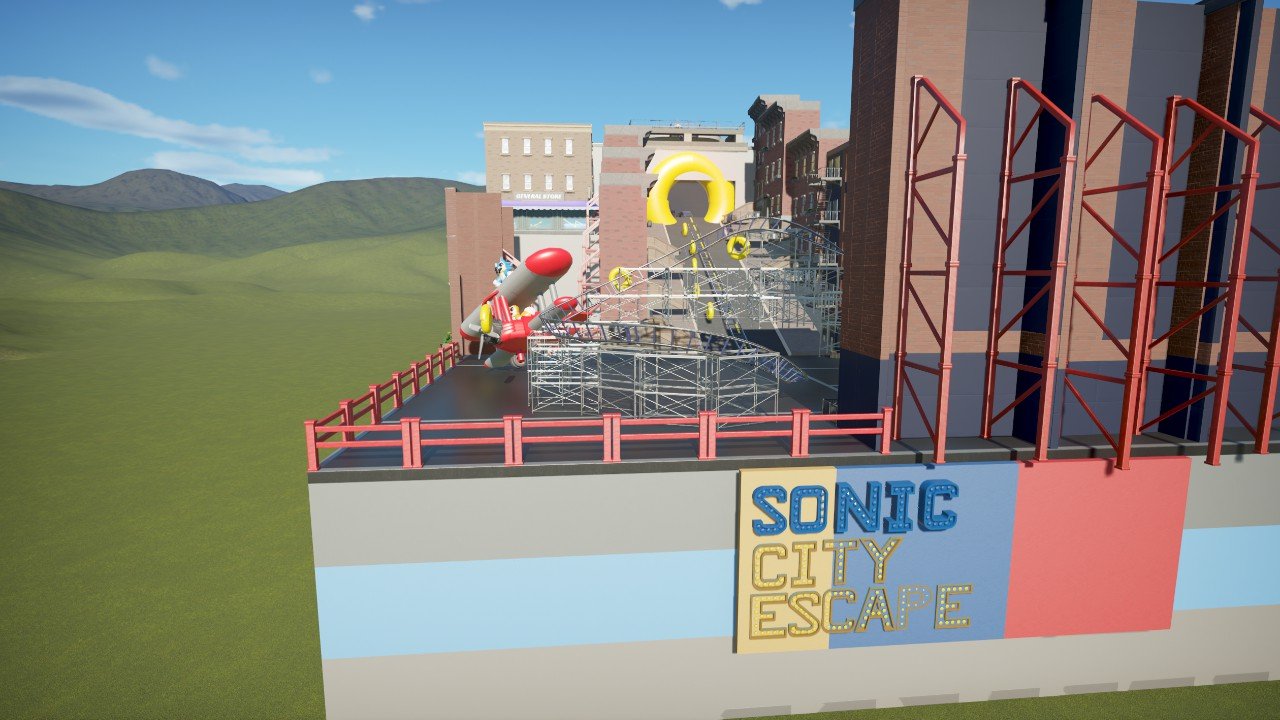 Sonic City Escape - Planet Coaster: Console Edition mod Sonic City Escape - Planet Coaster: Console Edition mod