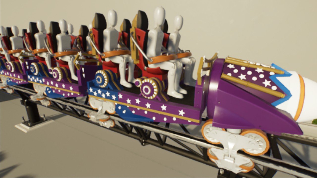 Stardust Racer (Train Only) - Planet Coaster 2 mod